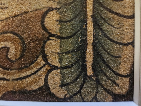 Pittura di sabbia, Arte del tempio Birmania, Carta, Metallo, Beige (foto 8 di 8)