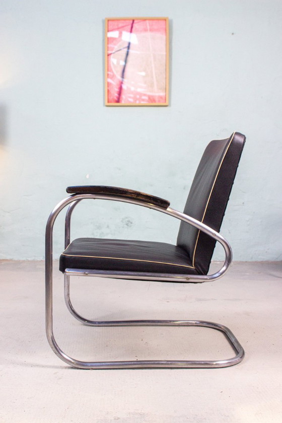 Image 1 of 1 sur 2 Fauteuil Mauser RS7 vintage, fauteuil relax, style milieu du siècle