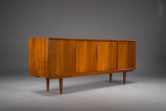 Image 1 of Vintage Deens Teakhouten dressoir van Axel Christiansen voor Aco Møbler, jaren 60