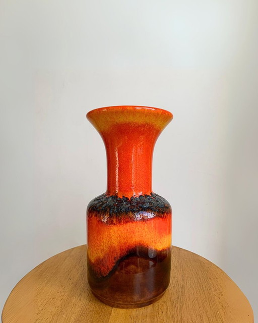 Vintage Jasba “Fat Lava” Vase – West Germany, 1960s