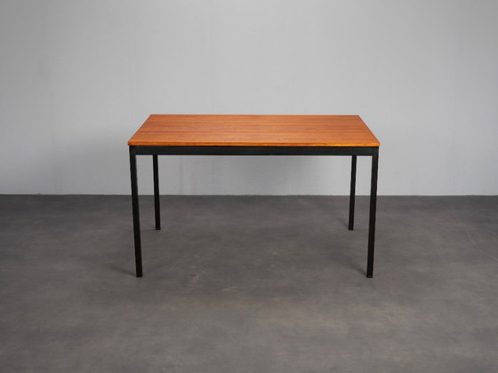 Extendable Dining Table Model 3707 by Gispen, Netherlands, 1960s – Metal, Wood (photo 3 of 8)