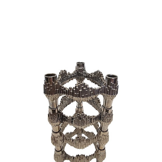 Image 1 of Vintage Stoff Nagel Quist stackable candlestick, 60s/70s