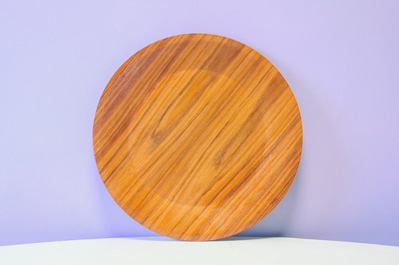 Vintage Teak Charger Plate – Table accessories, Wood (photo 4 of 6)