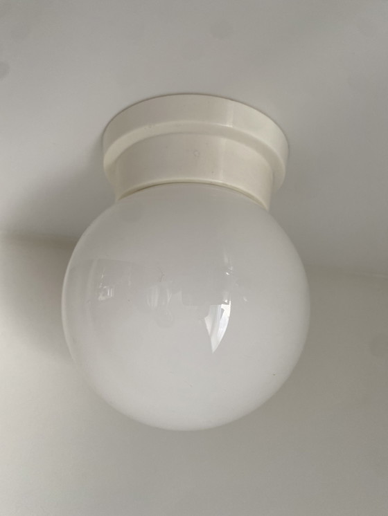 Image 1 of Lampada a globo vintage - Lampada da soffitto - Lampada da parete Massive & Corodex anni '70