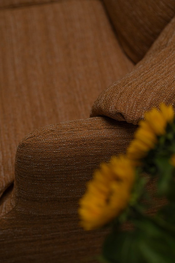 Image 1 of Vertrauliches Dreisitzer-Sofa von Saporiti - Italien 1970er Jahre