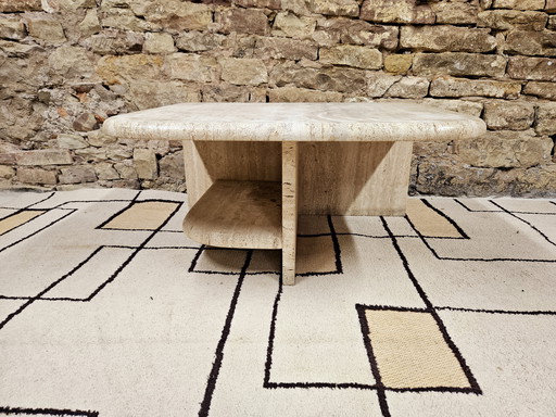 Tisch travertin 1980 italy