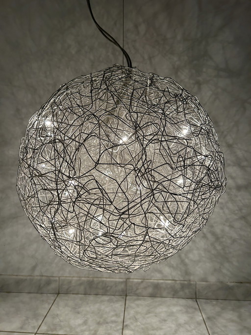 Catellani & Smith fil de fer pendant lamp