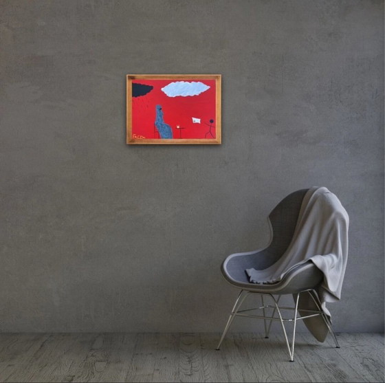 Image 1 of Acrilico su tela 46x33 cm.