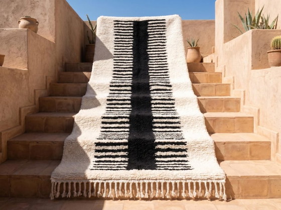Tapis De Passage Marocain Berbère 90cmx300cm – Tappeti, Cotton (photo 3 of 7)