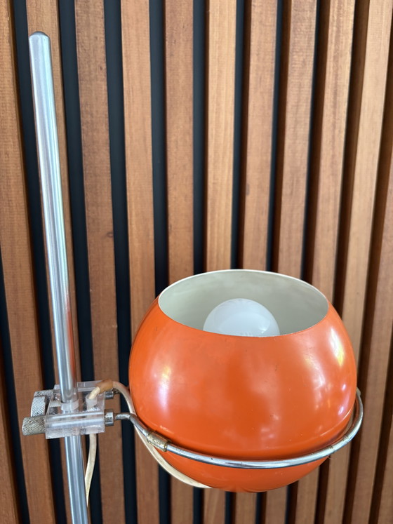 Image 1 of Lampada da terra vintage Gepo arancione
