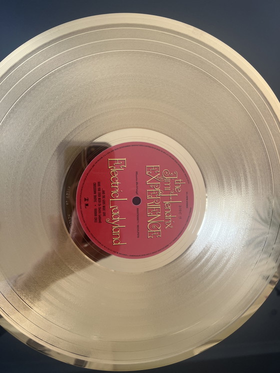 Image 1 of Placa dorada Jimi Hendrix Electric Ladyland