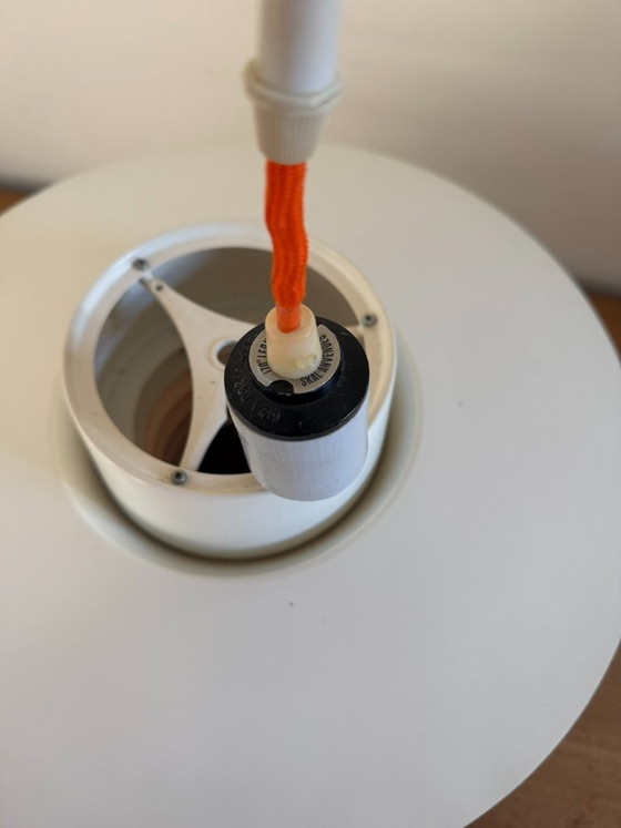 Vintage Verona pendel 5 disks - Nordisk Solar Compagni - Sven Middelboe, Pendant lamps, Aluminium, Orange (photo 8 of 13)