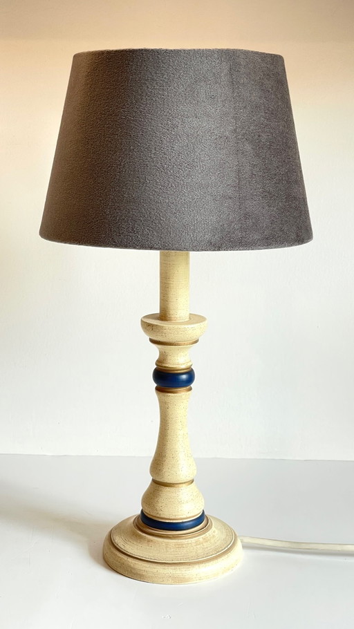 VINTAGE LAMP in Italiaans CHIC Gedraaid Hout