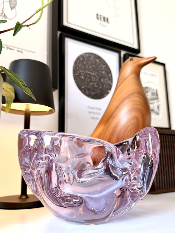 Image 1 of Bol/cendrier en verre vintage