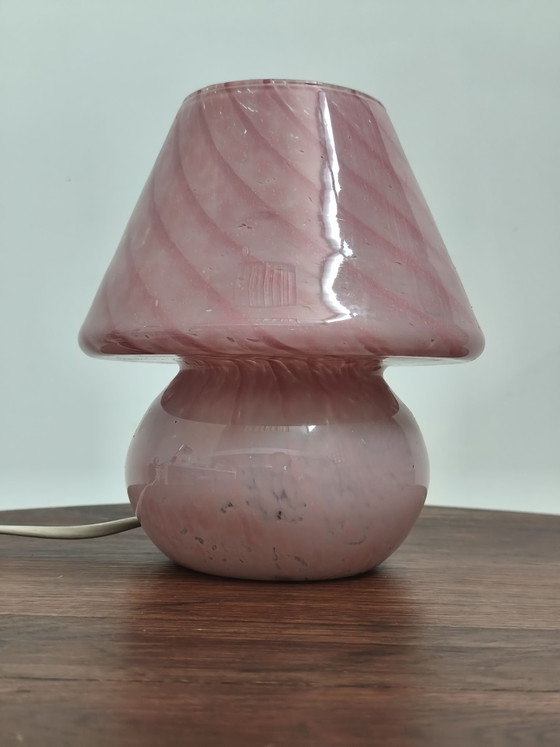 Murano Glas Pilzlampe 1970er – Tischlampen, Murano-Glas (photo 3 of 7)
