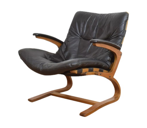 Chaise longue design norvégienne par Elsa & Nordahl Solheim - Rybo Rykken & Co (1960s)
