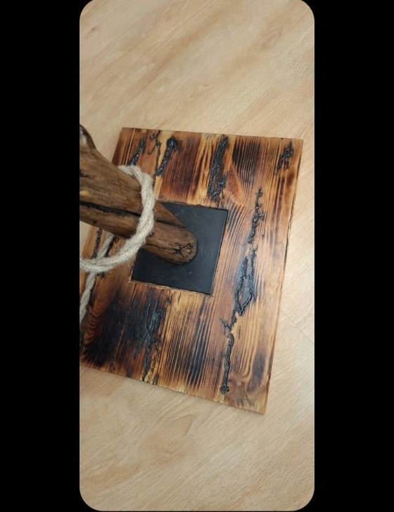 Handgemaakte Vloerlamp *UNIEK* – Vloerlampen, Hout (photo 4 of 5)