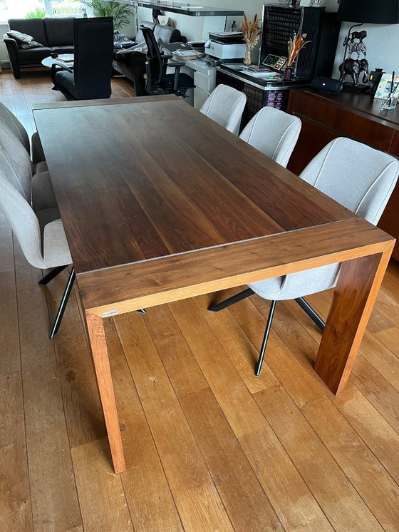 Image 1 of Solid walnut dining table by Bert Platangie