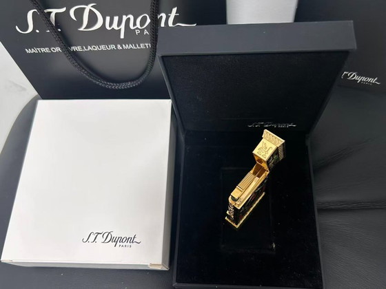 Image 1 of S.T. Dupont – Pharao – Feuerzeug – Vergoldet