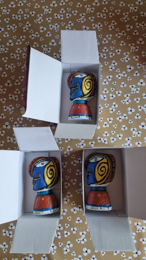 Image 1 of 3x tapón de botella y estatuilla Clemens Briels