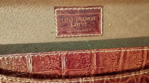 Gianfranco Lotti Florence, Krokodillenkoffertje, Italië, ca. 1980-1990