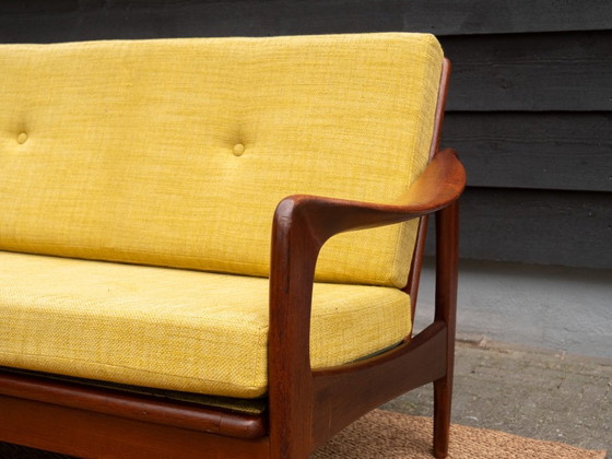 Canapé Gelderland De Ster | Vintage Mid-Century | Design Jaune – Canapés 3 places, Wood (photo 4 of 7)
