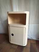 Kartell storage cabinet on wheels – vintage Italian 1970s