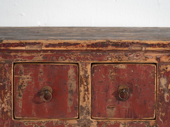Mobile orientale antico con patina rossa (c.1900) #77 – Cassettiere (photo 34 of 40)