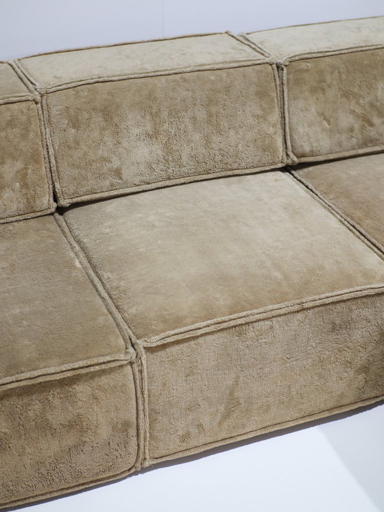 XXL Cor Trio Modulaire Sofa Landscape Bank Beige Geel 1973 – Modulaire banken, Textile (photo 17 of 21)