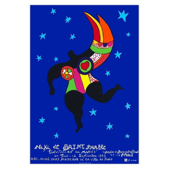 Image 1 of Niki de Saint Phalle Expo 93 - Il poster di invito al museo