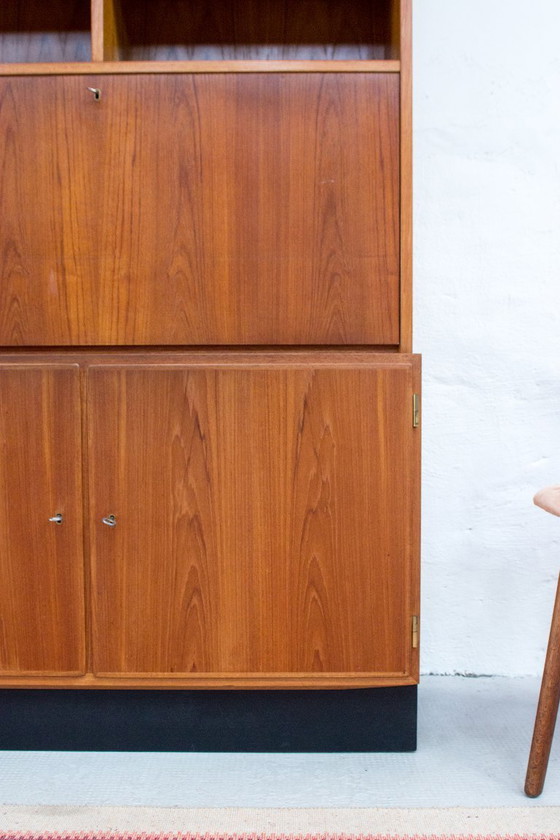 Image 1 of Credenza vintage Poul Hundevad in teak per segreteria