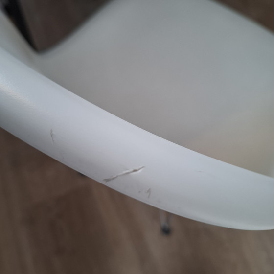 Image 1 of Sedia Vitra Eames bianca DSR cromata