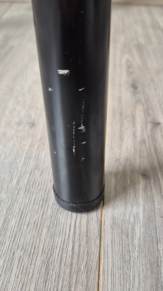 Image 1 of Ensemble vintage de deux tabourets noirs POLO Kartell