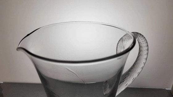 1960s crystal pitcher (wheat) – Glass & Decanter, Glass, Vintage (photo 3 of 7)