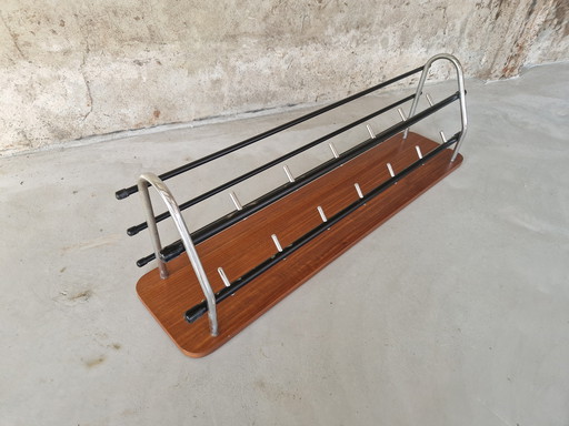Vintage Dutch Wall Coat Rack
