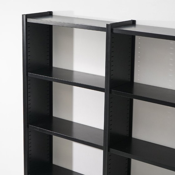 Image 1 of Black metal bookcase, 1970s