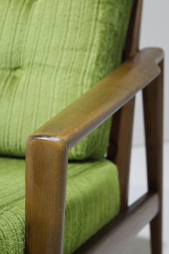 Image 1 of Vintage Armchair, Chair - 1960s, Green