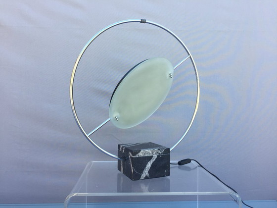 Image 1 of LUCIEN GAU LAMPE SATURNE VINTAGE