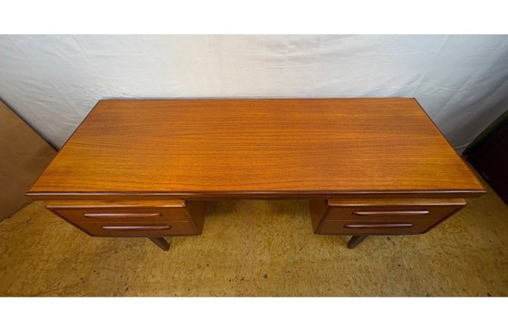 Image 1 of Mid-Century Retro Vintage Teak Desk / Dressing Table by G Plan – Fresco Range 1960.  Designed by Victor Wilkins • Afromosia Edge