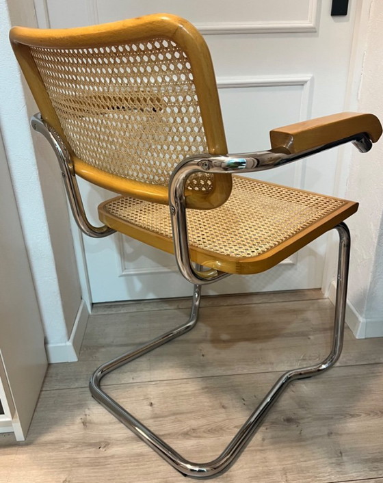Image 1 of 6x Cesca Marcel Breuer stijl Made in Italy