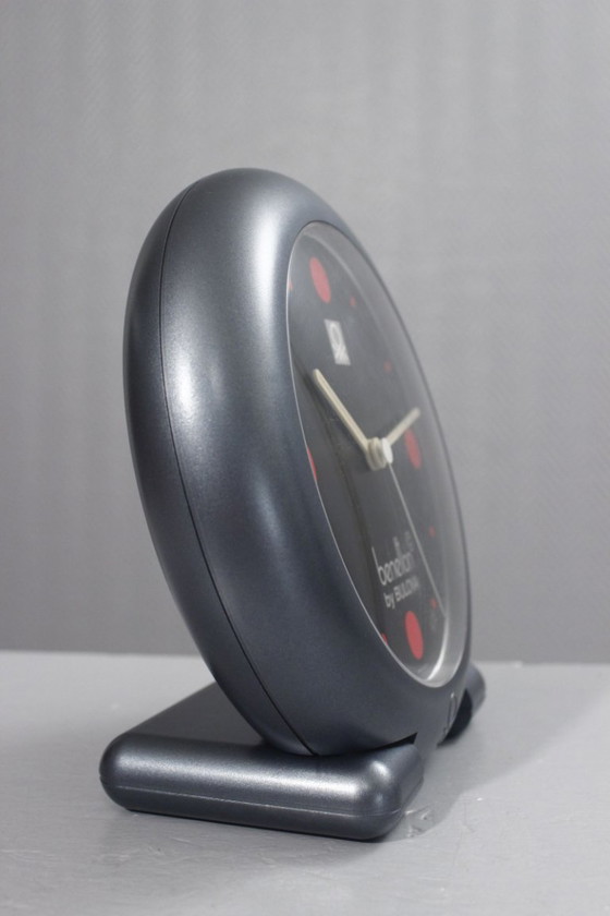 Image 1 of Horloge vintage Benetton by Bulova design post-moderne 1990s