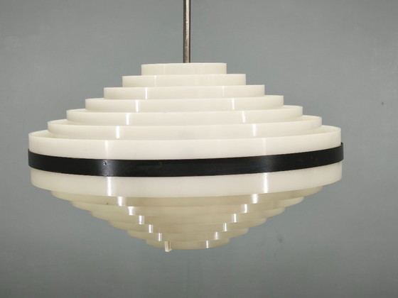 Image 1 of Pair of Czech Space Age UFO Pendant Lights, 1960s