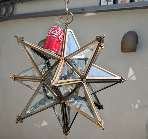 Grote ster facet hanglamp