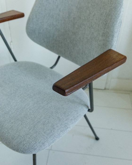 Image 1 of Chaise de salle à manger/bureau vintage Wim Rietveld