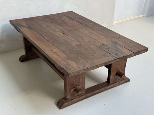 Wunderschöner, robuster Couchtisch aus Eiche | Handgefertigt