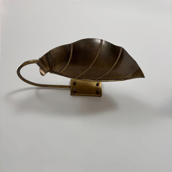 Image 1 of Coppia di applique vintage, ottone patinato, Francia, 1970