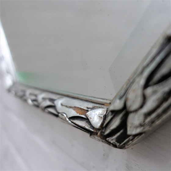 Image 1 of Vintage verzilverde spiegel