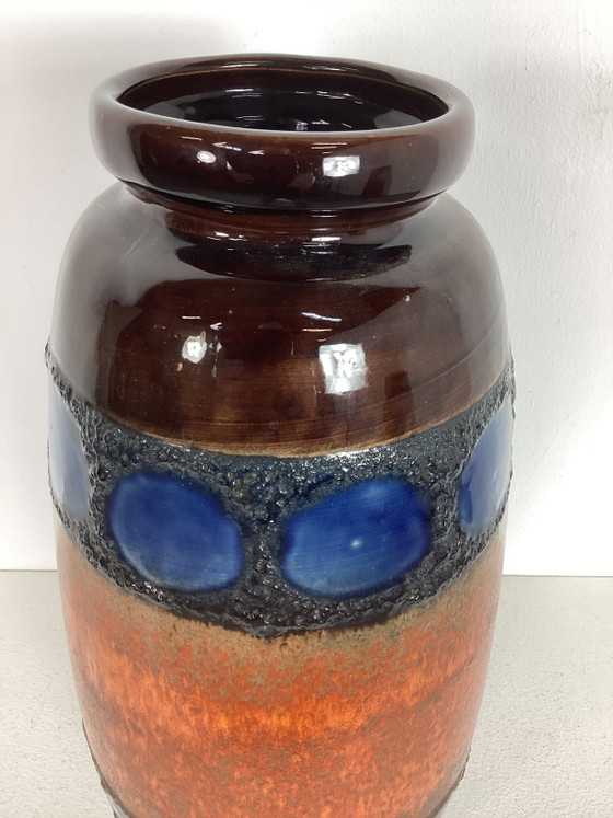 Image 1 of Vintage large West Germany fat lava vase, seventies