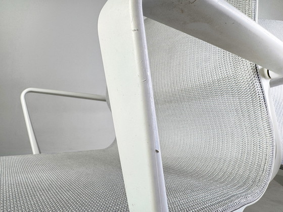 Image 1 of 2er Set Vitra Bürostühle Physix Trioknit grau grey Bürostuhl weiß