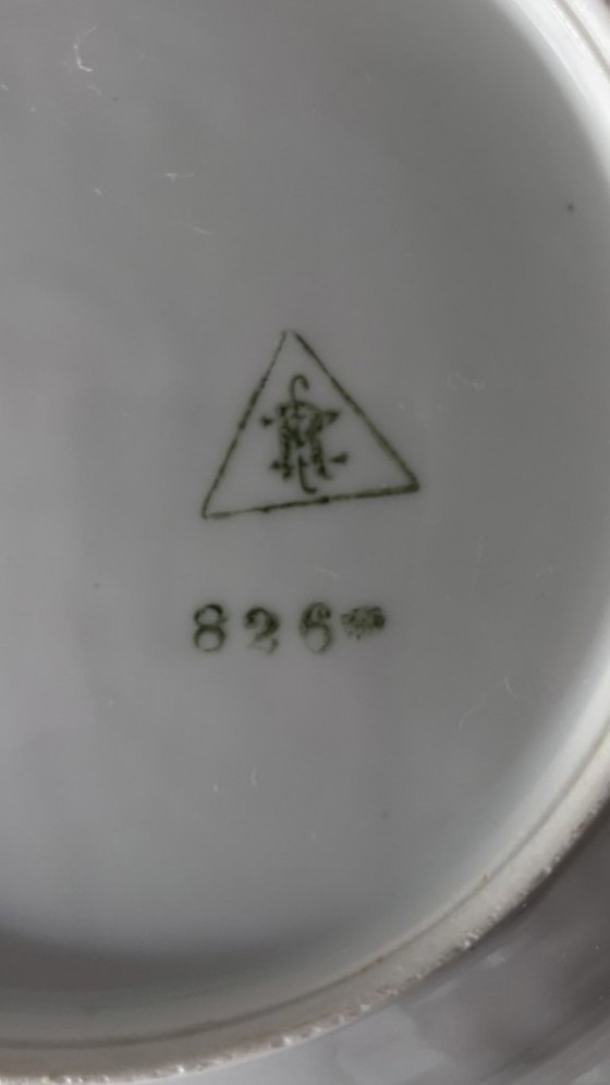 Image 1 of Antieke Richard Ginori Doccia serviesset – 24-delig – in perfecte staat